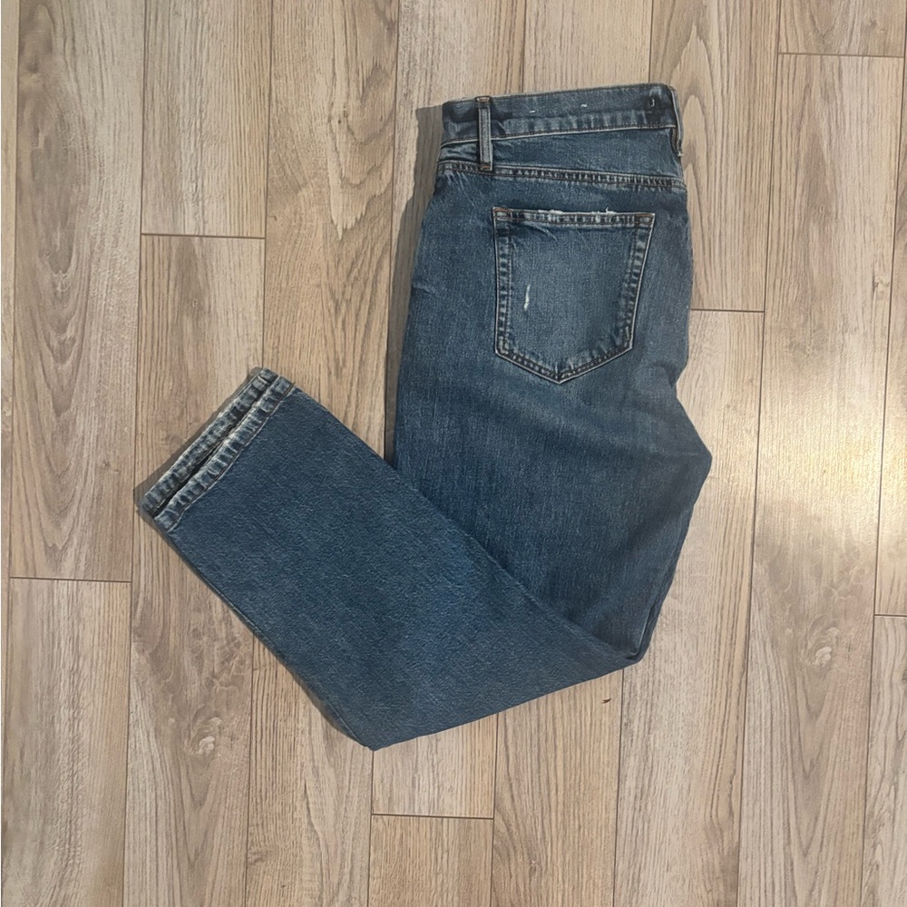 LOFT Women's Cropped Blue Jeans